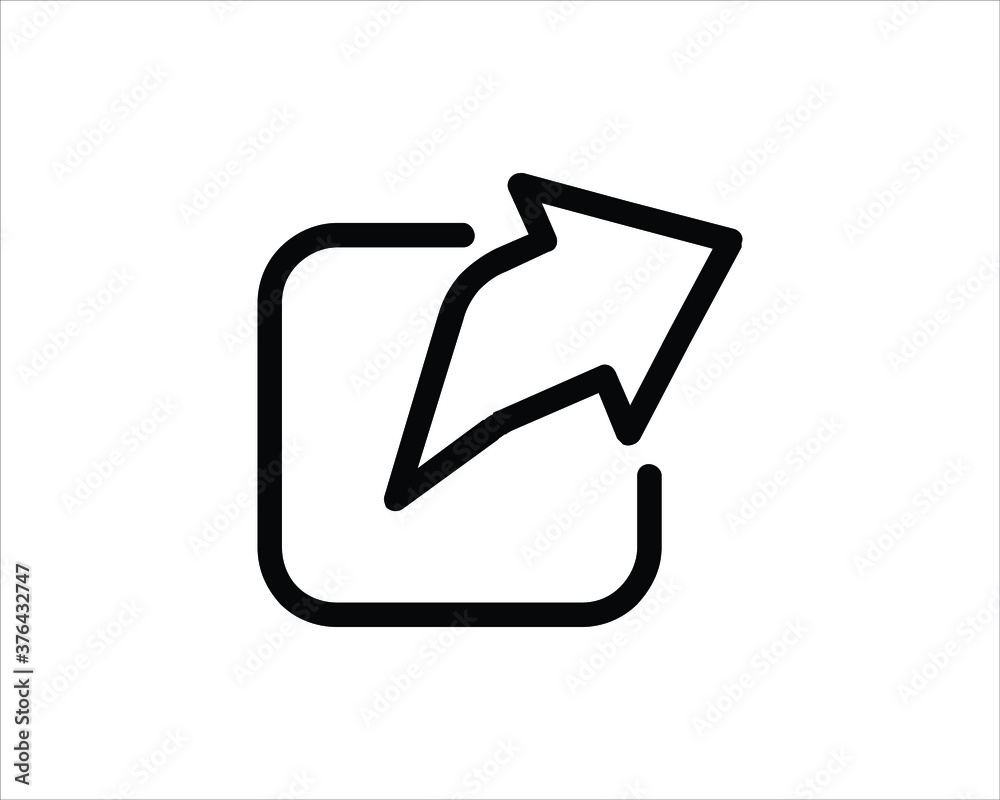 vector illustration of an arrow icon vector illustration of an arrow icon