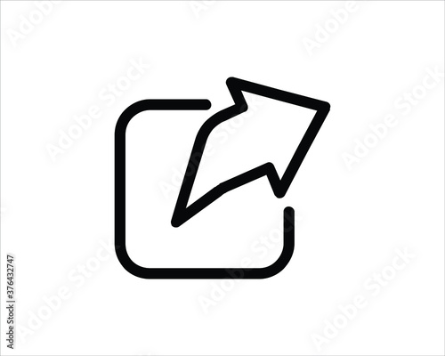 vector illustration of an arrow icon