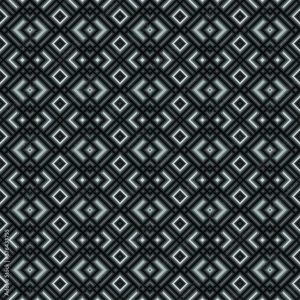 Mediterranean style ceramic tile pattern Ethnic folk ornament Colorful seamless geometric pattern Vintage oriental decorative elements background