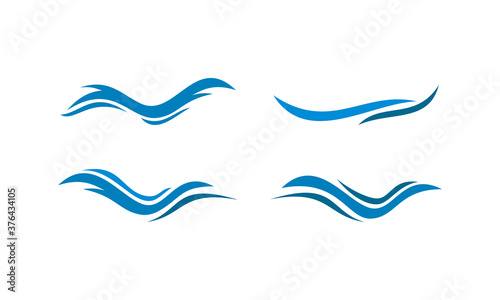 set template water vector logo © artidea
