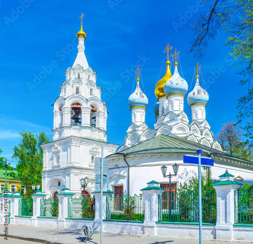 The church of St Nicholas in Pyzhy on Bolshaya Ordynka street in Moscow, Russia photo