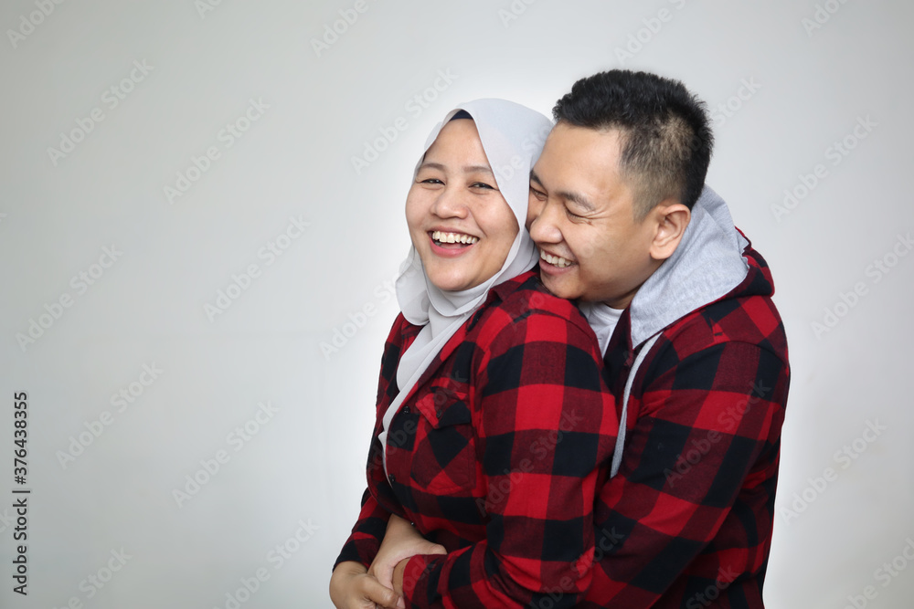 Happy Asian Muslim Couple Happy Asian Muslim Couple