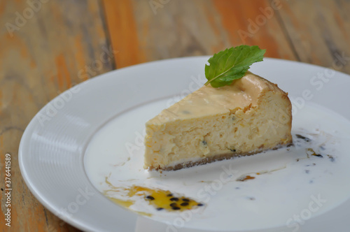 cheese cake, passion fruit cheese cake