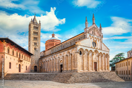 Photography Massa Marittima, San Cerbone Duomo cathedral, Tuscany, Italy.