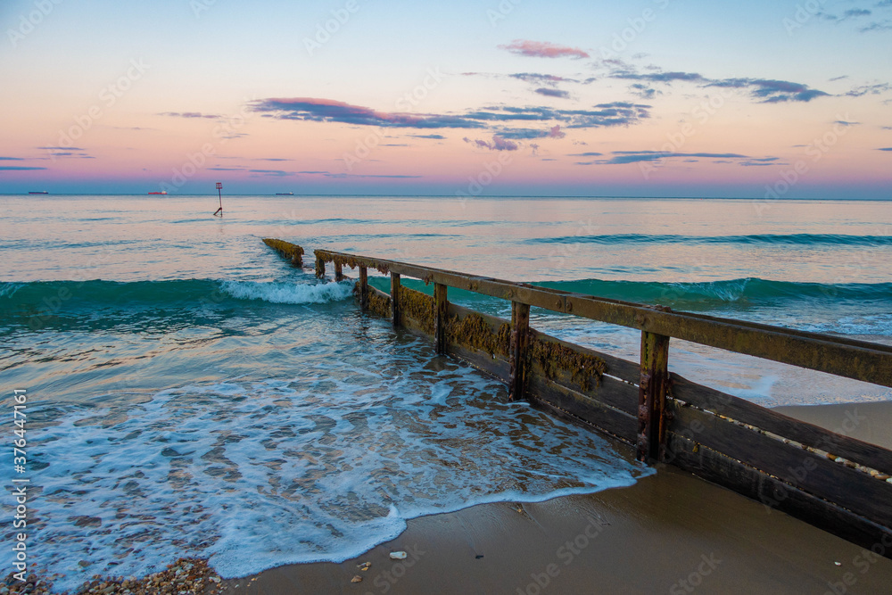 Obraz premium Shanklin at Sunset, Isle of Wight