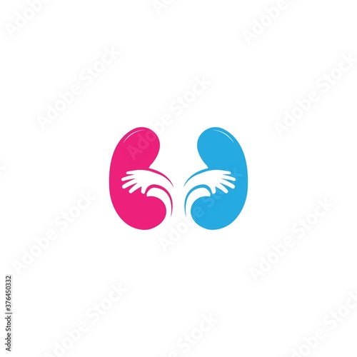 kidney logo vector