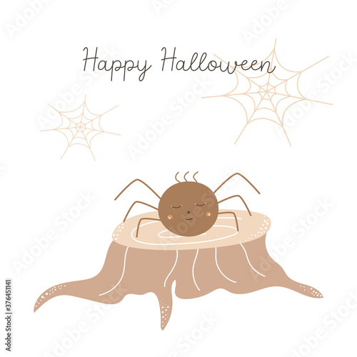 cute spider halloween