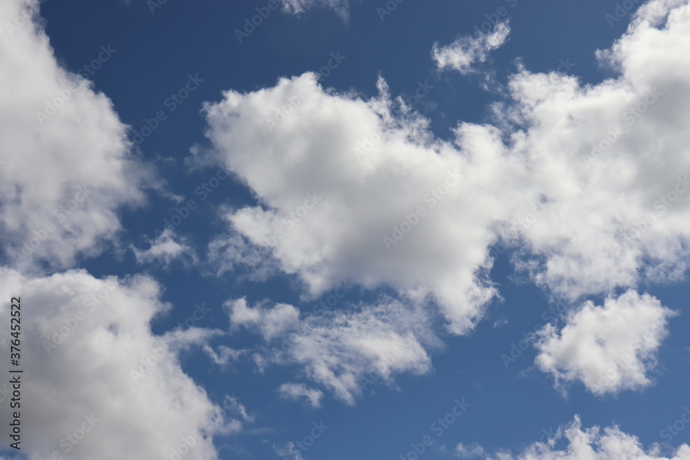とても綺麗な青空と雲 とても綺麗な青空と雲