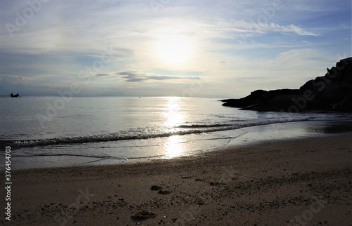 sunset at the beach