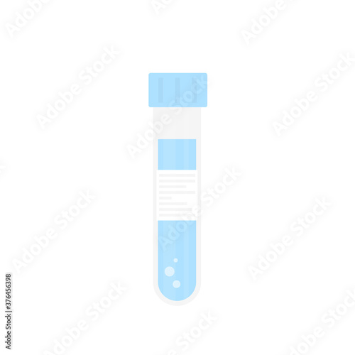 Vaccine blue icon. Disease, flu, contaminated air, world pollution, pandemic concept set. Vector illustration in a flat style.