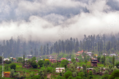 beautiful landscape of Neealm valley , Kashmir, Pakistan  photo