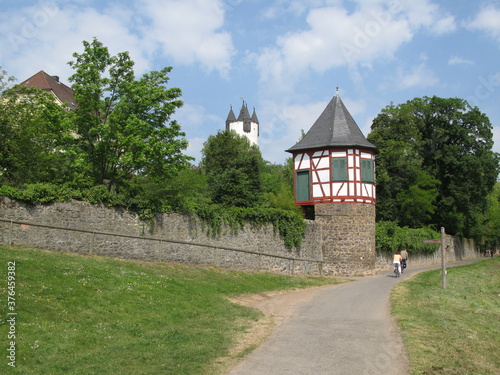 Dilgesturm und Stadtmauer in Hanau Steinheim