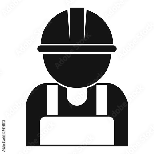 Tiler man icon. Simple illustration of tiler man vector icon for web design isolated on white background