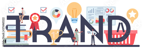 Trend watcher concept. Specialist in tracking the emergence of new