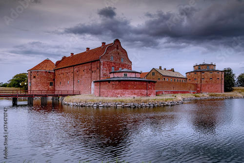 Landskrona Citadel at Blue Hour