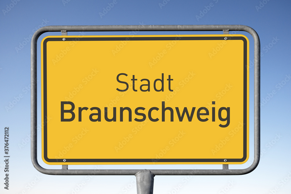 Ortstafel Stadt Braunschweig, (Symbolbild) Ortstafel Stadt Braunschweig, (Symbolbild)
