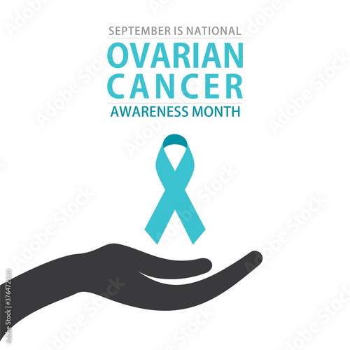 ovarian cancer awareness month poster design