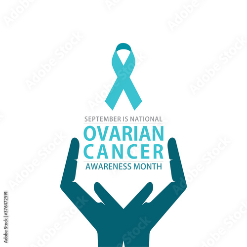 ovarian cancer awareness month poster design