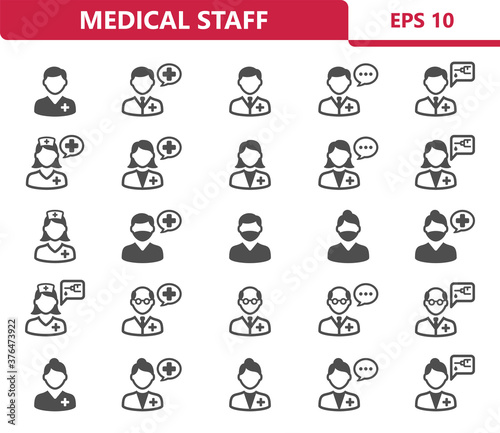 Medical Staff Icons