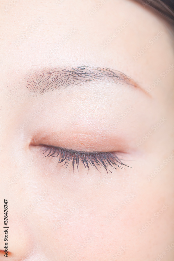 Obraz premium 女性の目元アップ