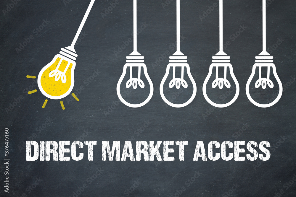 Fototapeta premium Direct Market Access