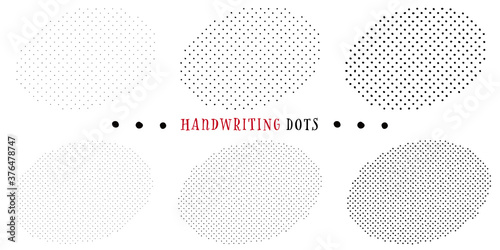 Handwriting dots