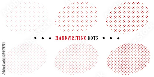Handwriting dots