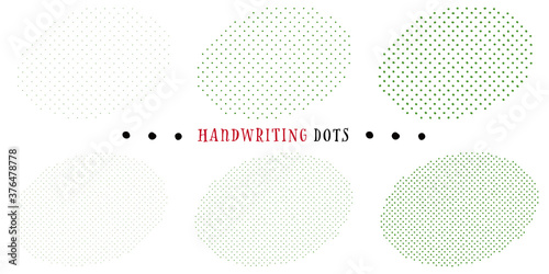Handwriting dots