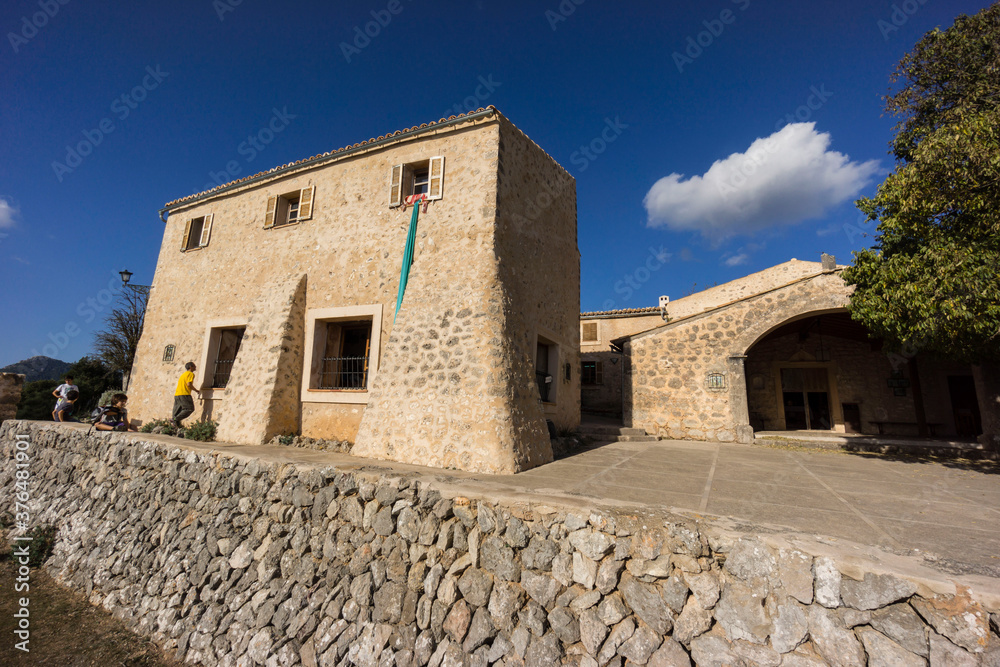 hospederia and oratorio, XVII century,Alaro Castle, 14th century, Mallorca, Balearic Islands, Spain