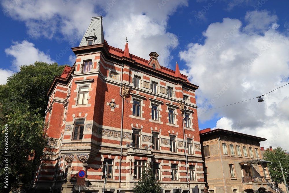 Fototapeta premium Vasastan district in Gothenburg