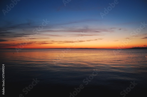 sunset over the ocean © Jillian Nicole