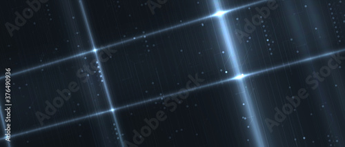 Quantum processing. Deep learning artificial intelligence. Future new technology  for business or science presentation