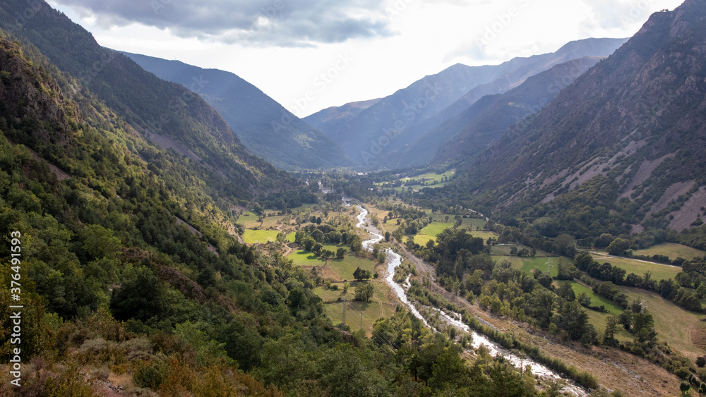 Naklejka premium view from the top of the mountains