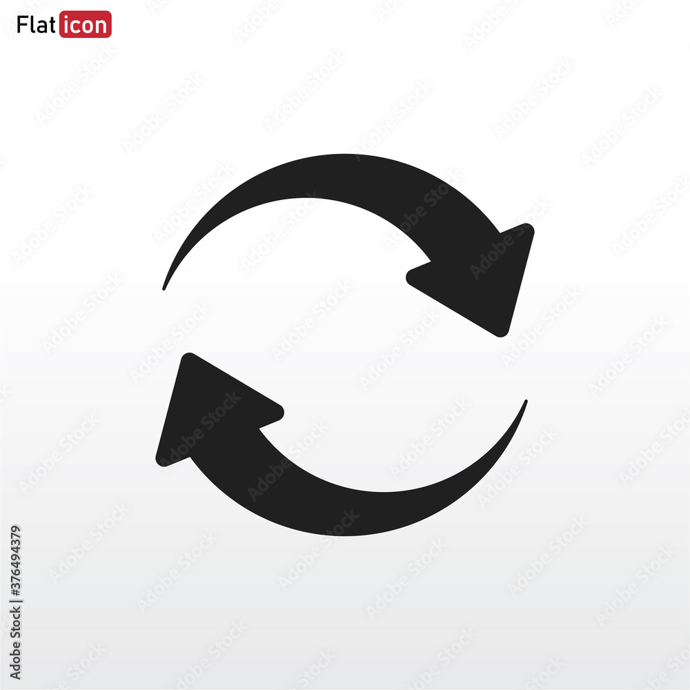 Reload icon vector . Refresh sign Reload icon vector . Refresh sign