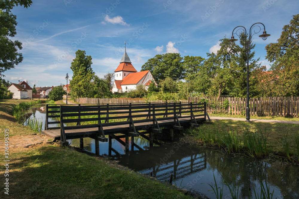 Historic buildings in the village known as the