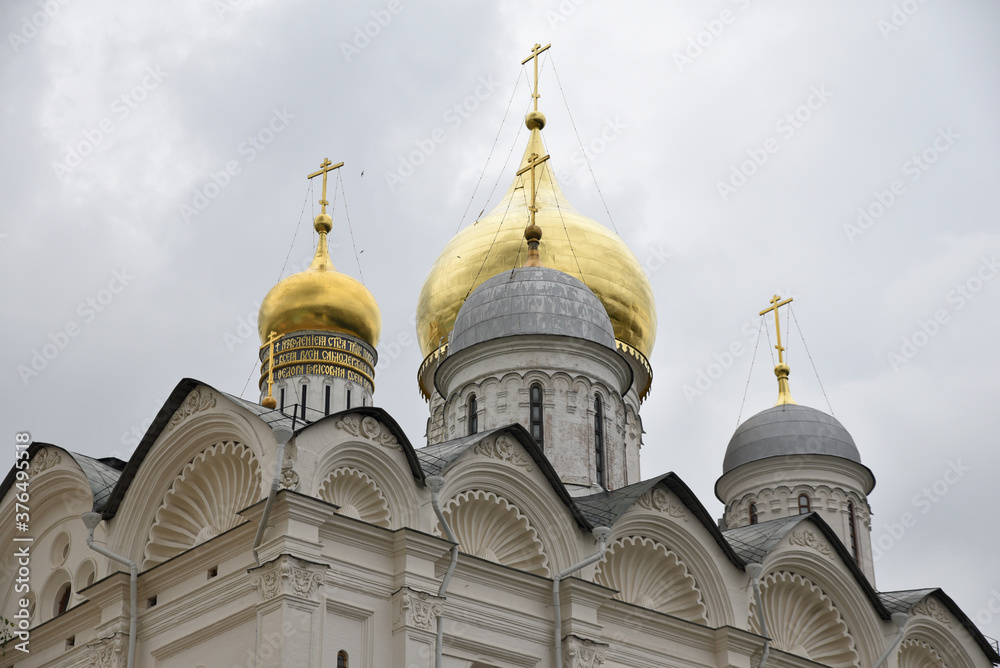 Coupoles dorées du Kremlin de Moscou, Russie Coupoles dorées du Kremlin de Moscou, Russie