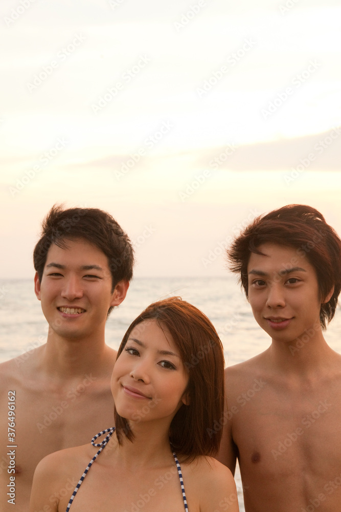 Fototapeta premium 水着の男女