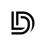 d l dl ld logo design vector symbol graphic idea creative