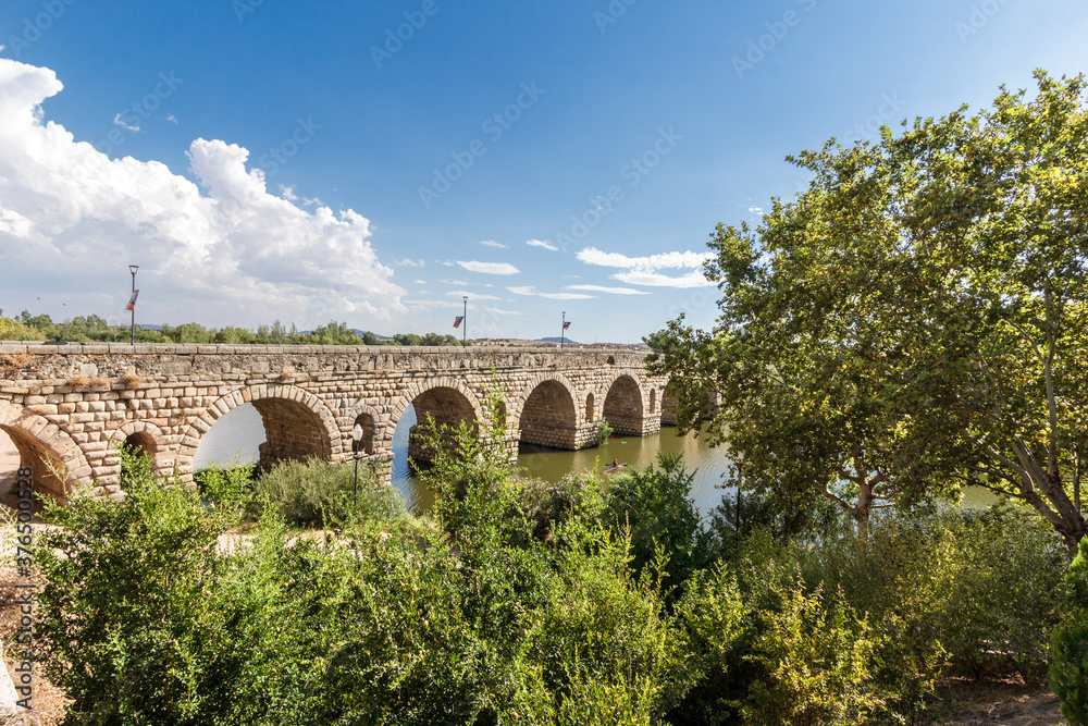 Historical ruins in Merida Spain