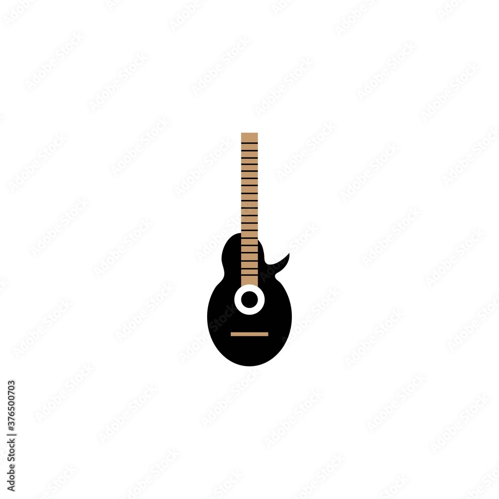 Naklejka premium guitar logo
