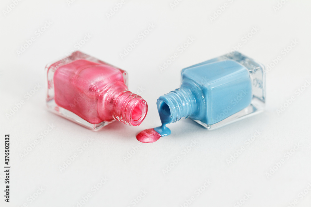Nail polish - close-up photo Nail polish - close-up photo