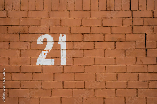 numbers on wall