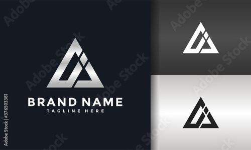 triangle letter i logo