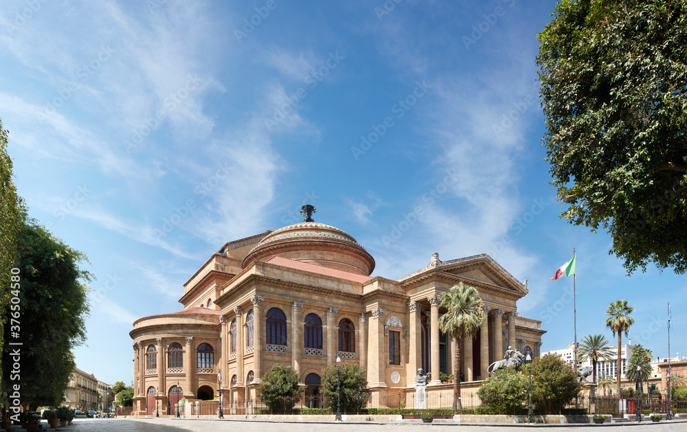 Italy, Palermo, the Opera House 