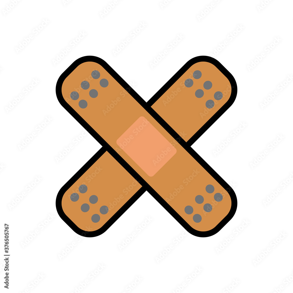 Patch, plaster, medicine vector icon Patch, plaster, medicine vector icon