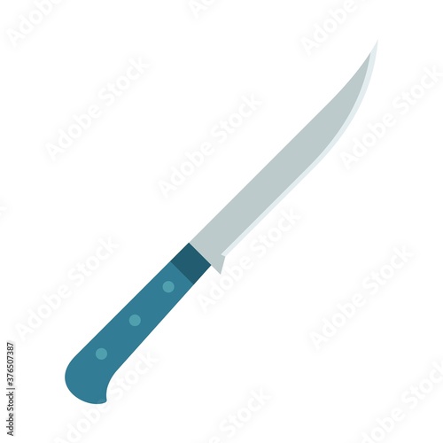 Steak knife vector object on white background.