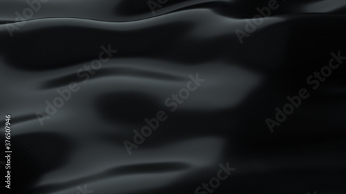 Black smooth background 3D ...