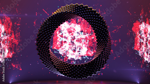 Abstract futuristic technol...