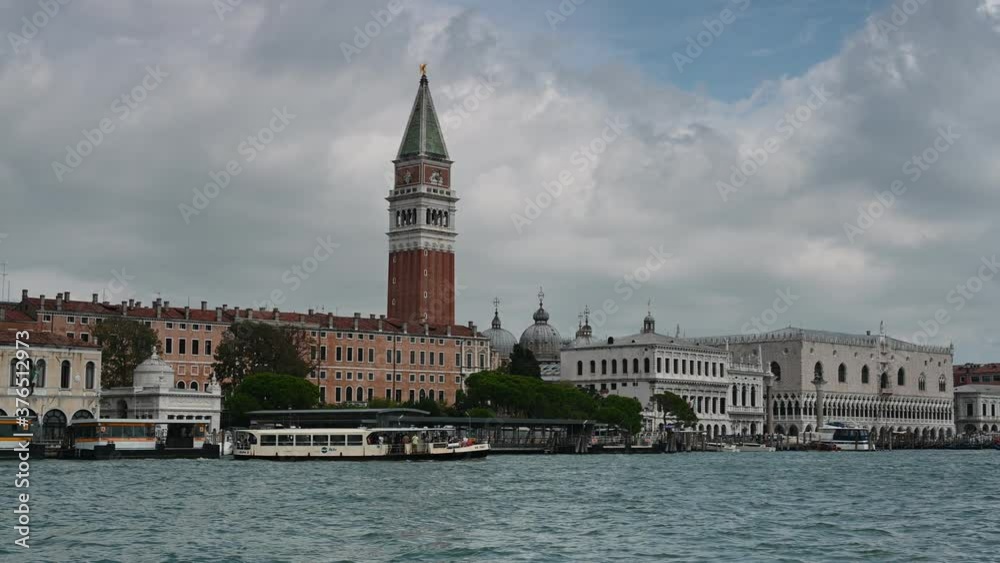 Venice, Italy - Historic buildings between the canals of the lagoon city Venice, Italy - Historic buildings between the canals of the lagoon city