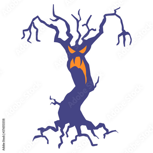 Illustration of evil tree.
